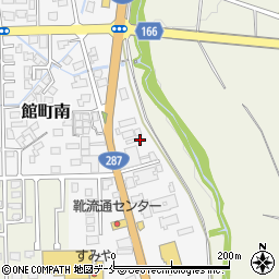 山形県長井市館町南周辺の地図