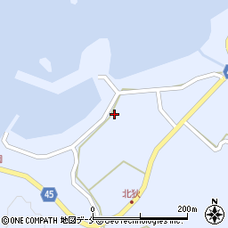 新潟県佐渡市北狄851周辺の地図