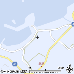 新潟県佐渡市北狄849周辺の地図