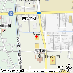 ゲオ長井店周辺の地図