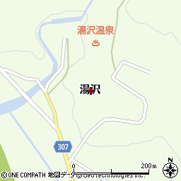 新潟県岩船郡関川村湯沢周辺の地図