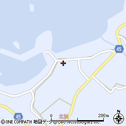 新潟県佐渡市北狄836周辺の地図