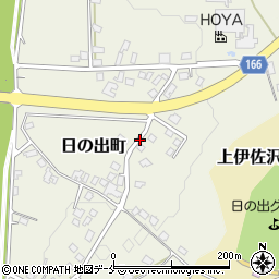山形県長井市日の出町周辺の地図