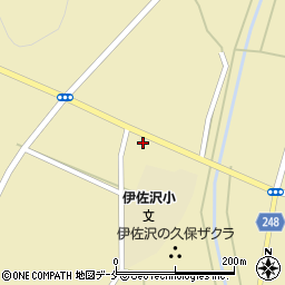 長井市　伊佐沢学童クラブ周辺の地図