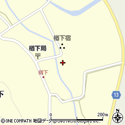 山形県上山市楢下20周辺の地図