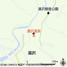 湯沢温泉（えちごせきかわ温泉郷）周辺の地図