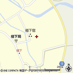 山形県上山市楢下1721周辺の地図