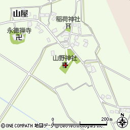 新潟県胎内市山屋22周辺の地図