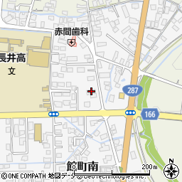山形県長井市館町南17-25周辺の地図