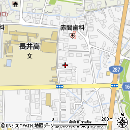 山形県長井市館町南17-49周辺の地図