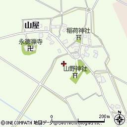 新潟県胎内市山屋18周辺の地図