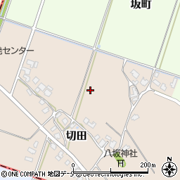 新潟県村上市切田周辺の地図