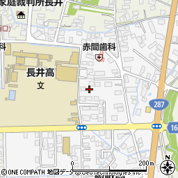 山形県長井市館町南17-52周辺の地図
