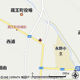 住友生命保険相互会社　仙台支社・蔵王支部周辺の地図