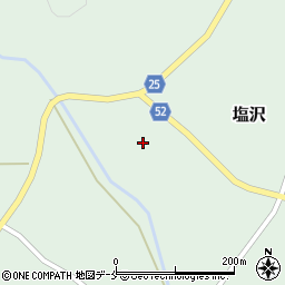 宮城県刈田郡蔵王町塩沢荒町周辺の地図