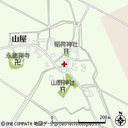 新潟県胎内市山屋28周辺の地図