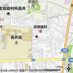 山形県長井市館町南17-59周辺の地図