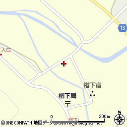 山形県上山市楢下43周辺の地図