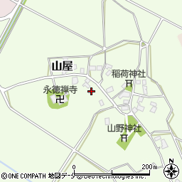 新潟県胎内市山屋58周辺の地図