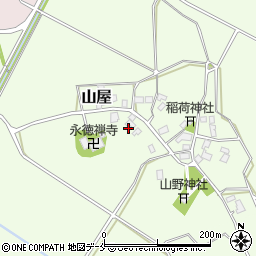 新潟県胎内市山屋60周辺の地図