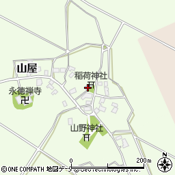 新潟県胎内市山屋32周辺の地図