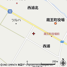 蔵王町役場　教育委員会教育総務課周辺の地図