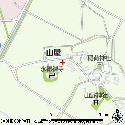 新潟県胎内市山屋62周辺の地図