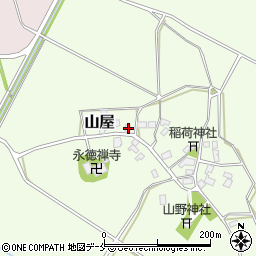 新潟県胎内市山屋612周辺の地図