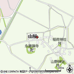 新潟県胎内市山屋611周辺の地図