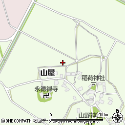 〒959-2611 新潟県胎内市山屋の地図