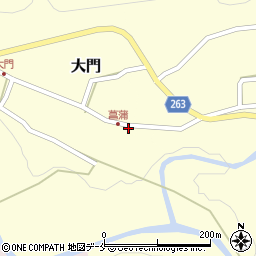 山形県上山市菖蒲142周辺の地図