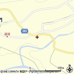 山形県上山市菖蒲37周辺の地図