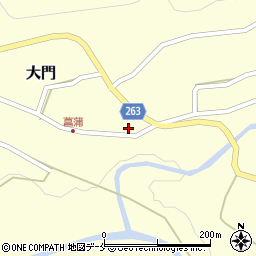 山形県上山市菖蒲21周辺の地図