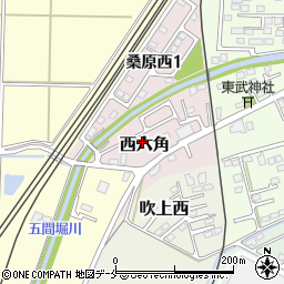 宮城県岩沼市西六角65-17周辺の地図