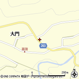 山形県上山市菖蒲17周辺の地図