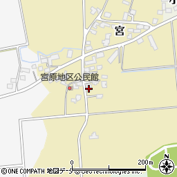 山形県長井市宮2411周辺の地図