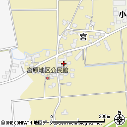 山形県長井市宮2427-1周辺の地図