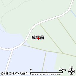 宮城県柴田郡村田町小泉成生前周辺の地図