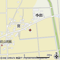 山形県長井市宮2403周辺の地図