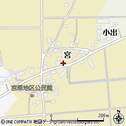 山形県長井市宮2384周辺の地図