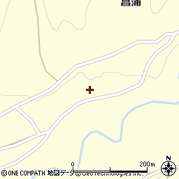 山形県上山市菖蒲127周辺の地図