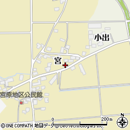 山形県長井市宮2380周辺の地図