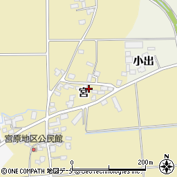 山形県長井市宮2376周辺の地図