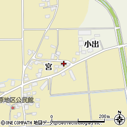 山形県長井市宮2379周辺の地図