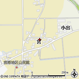 山形県長井市宮2381周辺の地図