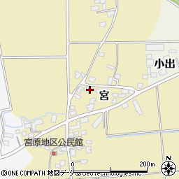 山形県長井市宮2396周辺の地図