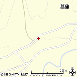 山形県上山市菖蒲284周辺の地図