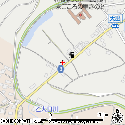 新潟県胎内市大出648周辺の地図