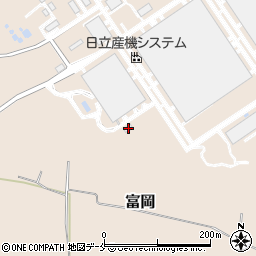 新潟県胎内市富岡130周辺の地図