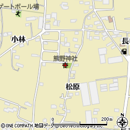 熊野神社周辺の地図